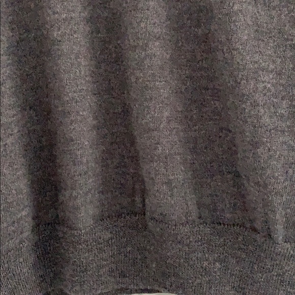 men’s J. Crew v-neck grey/charcoal sweater - Picture 3 of 3
